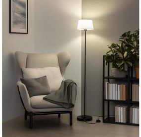 Brilagi - Lampada da terra LED CERIA 1xE27/40W/230V Ø 25 cm bianco/nero