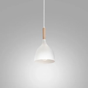 Lampadario a sospensione con filo NOAK WOOD 1xE27/60W/230V