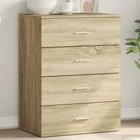 Credenza Rovere Sonoma 60x39x80 cm in Legno Multistratocod mxl 115649