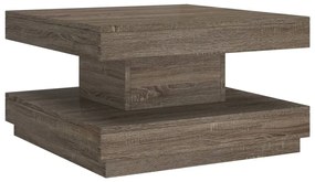 Tavolino da salotto grigio 60x60x35 cm in mdf