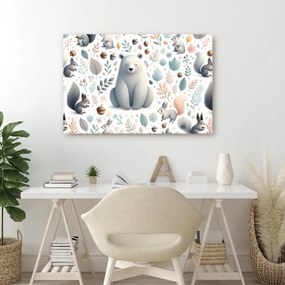 Quadro su tela – Animali del bosco per bambini