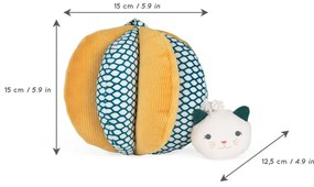 Pallina in tessuto con attività per bambini piccoli