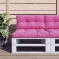 Cuscini per Pallet 2 pz Rosa in Tessutocod mxl 125853