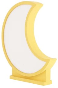 Lampada da scrivania LED per bambini MOON LED/12W/230V gialla