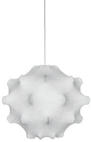 Flos Taraxacum 1 Lampada 68 cm a Sospensione a luce diffusa in acciaio e resina Cocoon Bianco