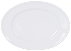 Teglia da Cucina Olympia Porcellana Bianco Ovale (31 cm)