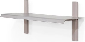 Mensola grigio tortora in metallo 60 cm Hola – Spinder Design