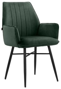 Set di sedie da pranzo verde in imbottito 2 pz Anzo – Støraa