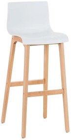 Sgabello Barhocker Hoover Natura: Design Moderno E Comfort Ergonomico / Weiß