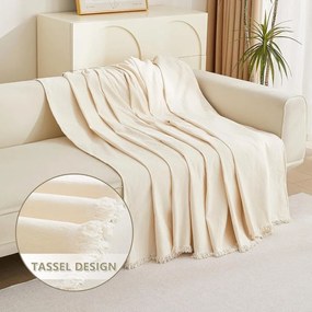 Copridivano color crema per divano a 3 posti Talo – Filumi