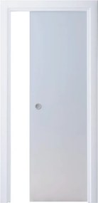 Telaio per porta Secret in legno verniciato bianco L 15 x H 230 cm