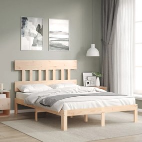 Giroletto Senza Materasso 120x200 Cm İn Legno Massello Di Pino /