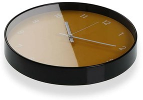 Orologio da Parete Versa Senape Cristallo Plastica 4 x 30 x 30 cm