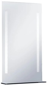 Specchio da Parete a LED per Bagno con Ripiano 60x100 cm