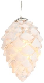 Decorazione natalizia luminosa bianca a sospensione ø 5 cm Celina – Sirius