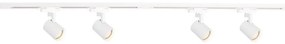 Faretto per sistema a binario VOLF 4xGU10/10W/230V bianco