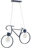 4900/Sb - Lampadario In Sospensione Bike Colore Blu