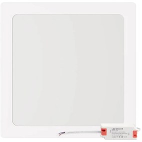 Plafoniera LED Quadrata 30W 3.000lm 300x300mm Osram chip LED