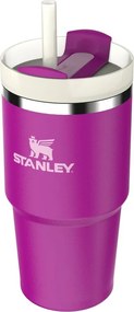 Borraccia termica rosa in acciaio inox 600 ml Quencher H2.0 FlowState Tumbler Violet Blossom – Stanley