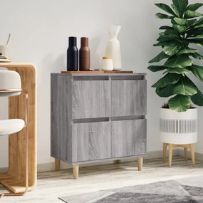 Credenza Grigio Sonoma 60x35x70 Cm İn Legno Multistrato /