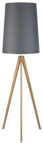 Lampada da terra WALZ 1xE27/25W/230V grigio/legno