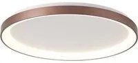 MEKAR 800 plafoniera rotonda LED 95W CCT 3000K 4000K lampada 80cm luce soffitto negozio salone 230V COLORE MARRONE