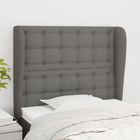 Testiera Ad Orecchio Grigioscuro 103 X 23 X 118/128cm İntessuto /