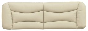 Cuscino testiera crema 160 cm in tessuto