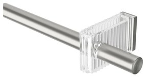 Bastone per tende color argento opaco in acciaio regolabile 107 - 305 cm Flute – Umbra