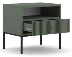 Comodino SUE verde/nero