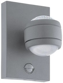 Eglo 96019 - Applique a LED da esterno con sensore SESIMBA 1 2xLED/3,7W