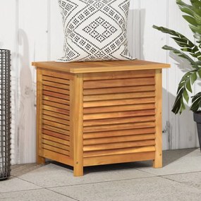 Contenitore Giardino Con Feritoia 50x60x56cm Massello Acacia /