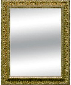 Specchio rettangolare in legno oro 97 x 137 cm