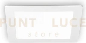 Groove led smd faretto da incasso 20 w 110° 2450 lm 3000 k quadrato...