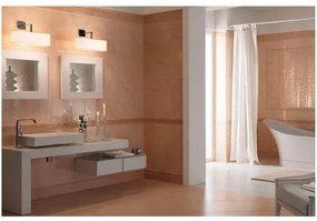 Pavimento da bagno in bicottura 33,3 x 33,3 cm Gardenia Orchidea Bitech Marina Rosato