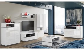 Mensola FRED bianco/grigio