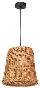 Lampadario su corda VIMINI 1xE27/40W/230V rattan
