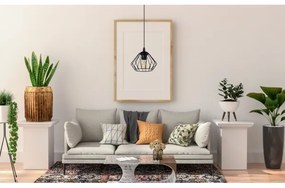 Lampadario a sospensione con filo CEED 1xE27/60W/230V nero