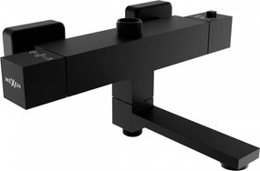 Mexen Cube rubinetteria termostatica per vasca-doccia, nero - 77910-70