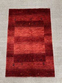 Loribaft Tappeto persiano 100x60 Rosso (Iran) Annodato A Mano