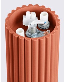 Plafoniera arancione con paralume in vetro ø 12 cm Orbital – Sollux