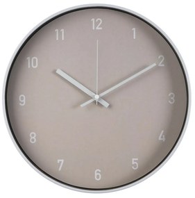 Orologio da Parete Versa Beige Cristallo Plastica 4 x 30 x 30 cm