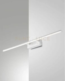 Nala  applique bianco l.75cm a led 3000k - 15w - 1850 lm ip44