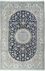 Nain Tappeto 200 x 310 Blu (Iran) Annodato A Mano