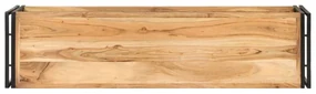 Mobile porta tv 120x30x40 cm in legno massello di acacia