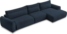 Divano angolare in blu scuro Aden – Bobochic Paris