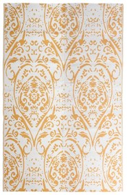 Tappeto Da Esterni Arakıl Arancione E Bianco 190x290 Cm İn Pp /