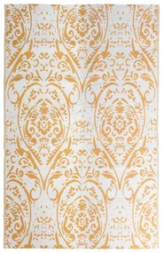 Tappeto Da Esterni Arakıl Arancione E Bianco 190x290 Cm İn Pp /