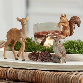 LOBERON Set di 3 animali del bosco Vionique