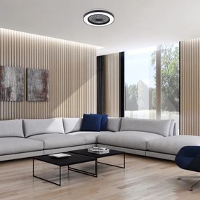 Rabalux 71336-LED Plafoniera dimmerabile con ventilatore DALFON 40W/230V 3000/4000/6000K+RC